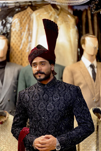 Black Emerald Sherwani (vol 29)